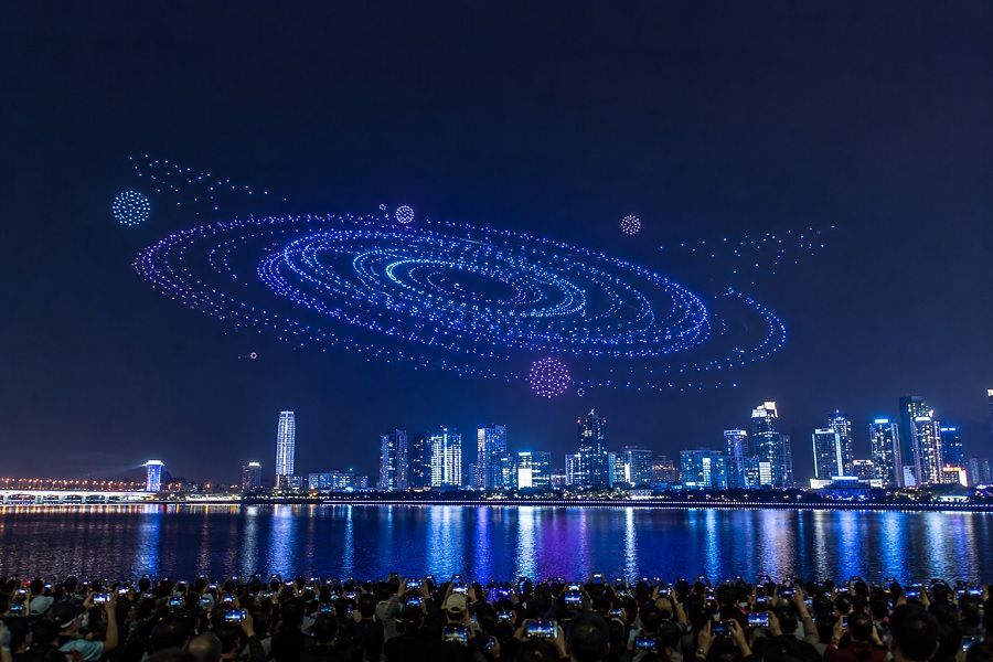 Drone Light Show Tourism 